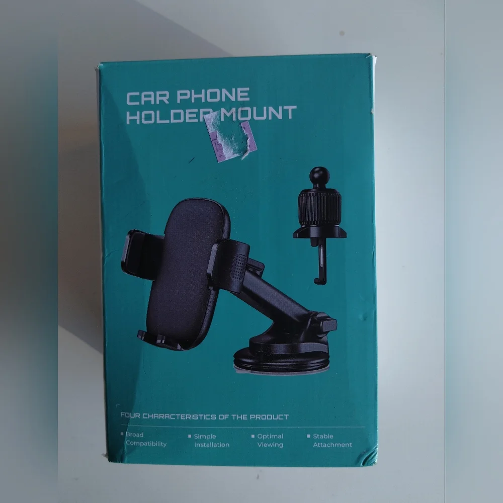 Universal Black Car Phone Holder Mount